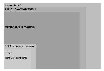 Sensor size comparison