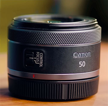 Canon RF 50mm f/1.8 lens