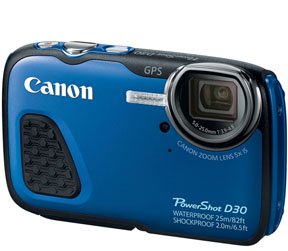 Canon Shockproof Waterproof Powershot D30 Digital Camera