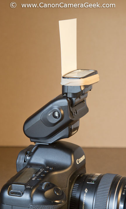 DIY Speedlite bounce