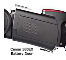 Canon Speedlite 580EX Battery Door