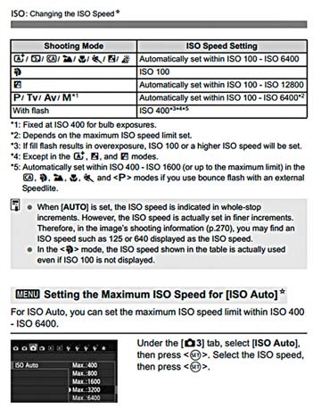 Canon T5i (700D)Maximum ISO Settings on Automatic