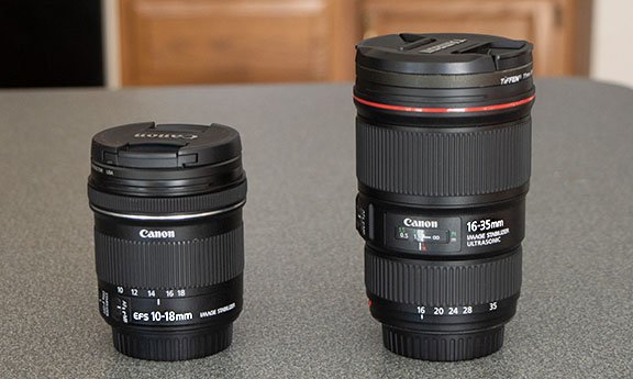 Canon wide angle lens comparison