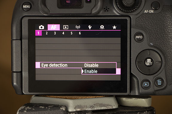 Enable R7 eye detection Enable R7 eye detection