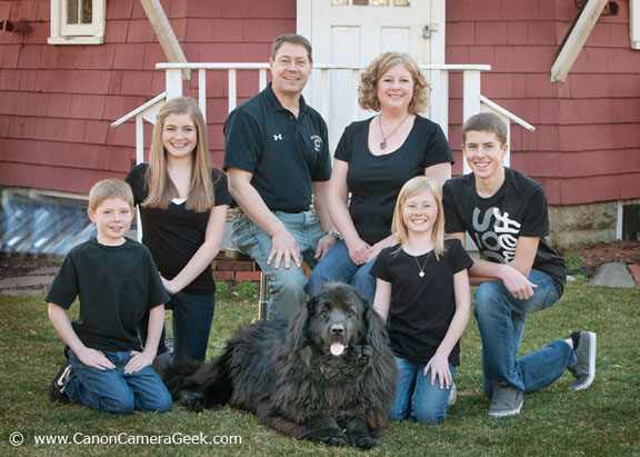 Family Portrait taken With Canon EF 70-200 Lens