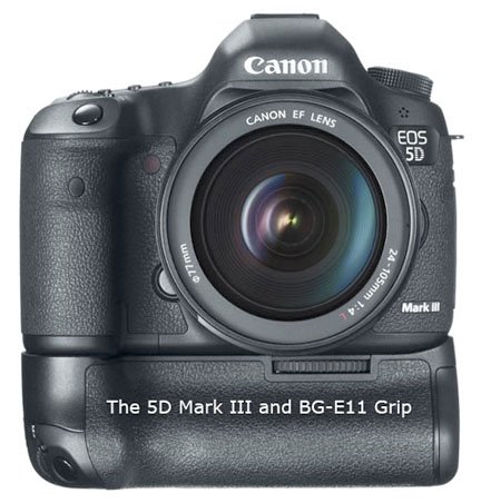 Canon EOS 5D Mark III and Battery Grip BG-E11