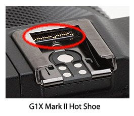 Contacts on G1X Mark II hot shoe