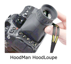 HoodMan Loupe-Accessory For Viewing LCD Screen