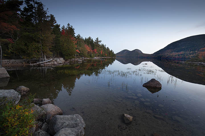Jordan Pond Acadia With 16-35mm Lens