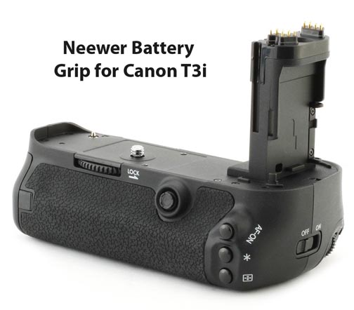 Cheaper alternative battery grip for Canon Rebel t3i camera