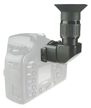 Opteka right angle viewer on camera