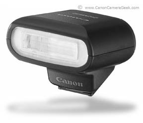 The Canon Speedlite 90EX was specifically designed for the EOS M camera