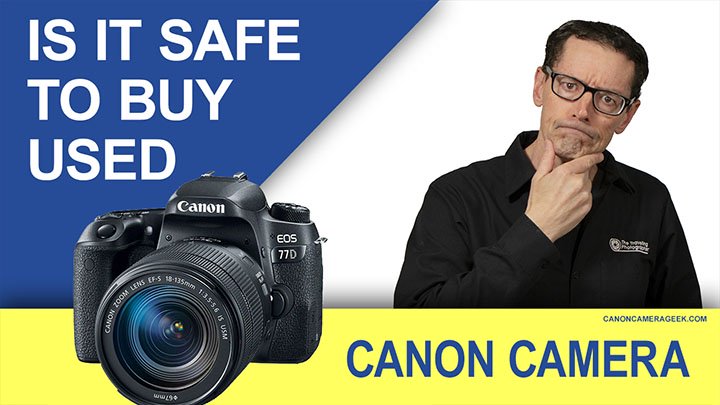 Used Canon Camera Banner