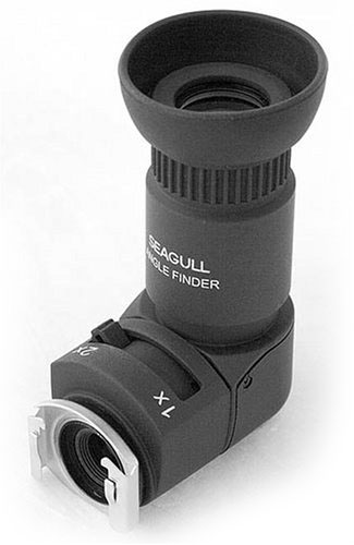 Seagull right angle viewer is the cheapest alternative to the Canon Angle Finder C