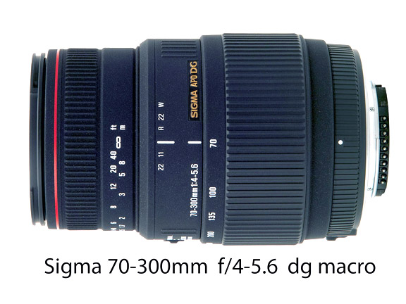 Sigma 70-300 f4-f5.6 lens