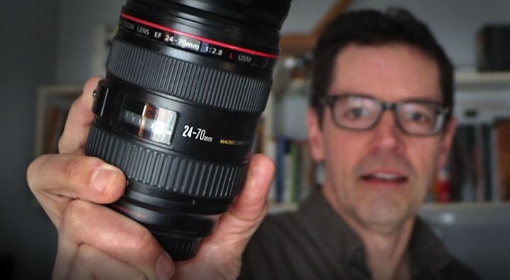 The author and his 24-70 lens