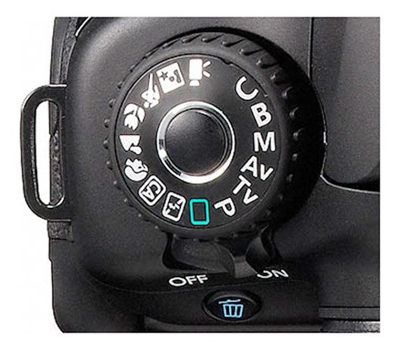 Canon 60D Body Mode Dial