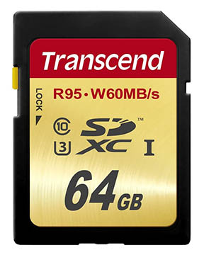 Transcend 64GB SD Memory Card