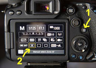 canon 90d autofocus points