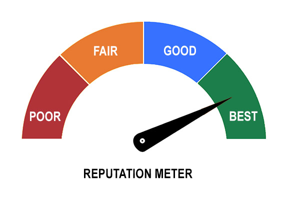 camera seller reputation meter