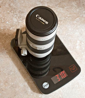 Canon 70-200mm f/2.8 weight