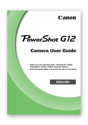 Canon Powershot G12 User Guide