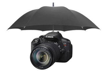 Canon DSLR Rain Protection