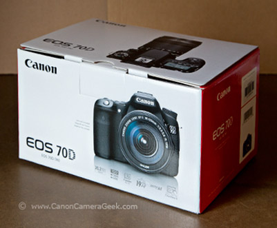 Canon EOS 70D Box