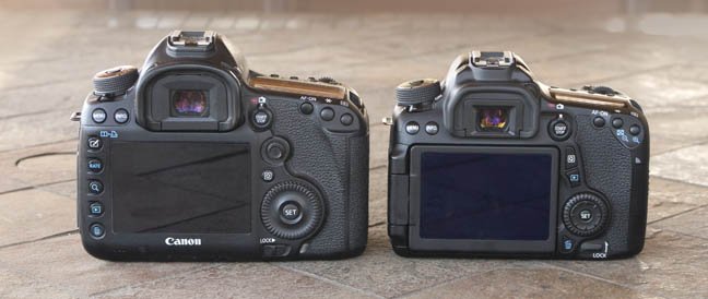 Canon 5d Mark III Size comparison With EOS 70D