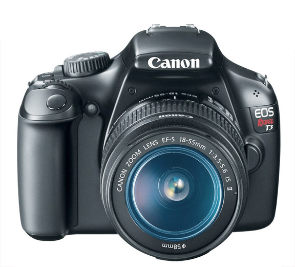 Canon Rebel t3  - Front View