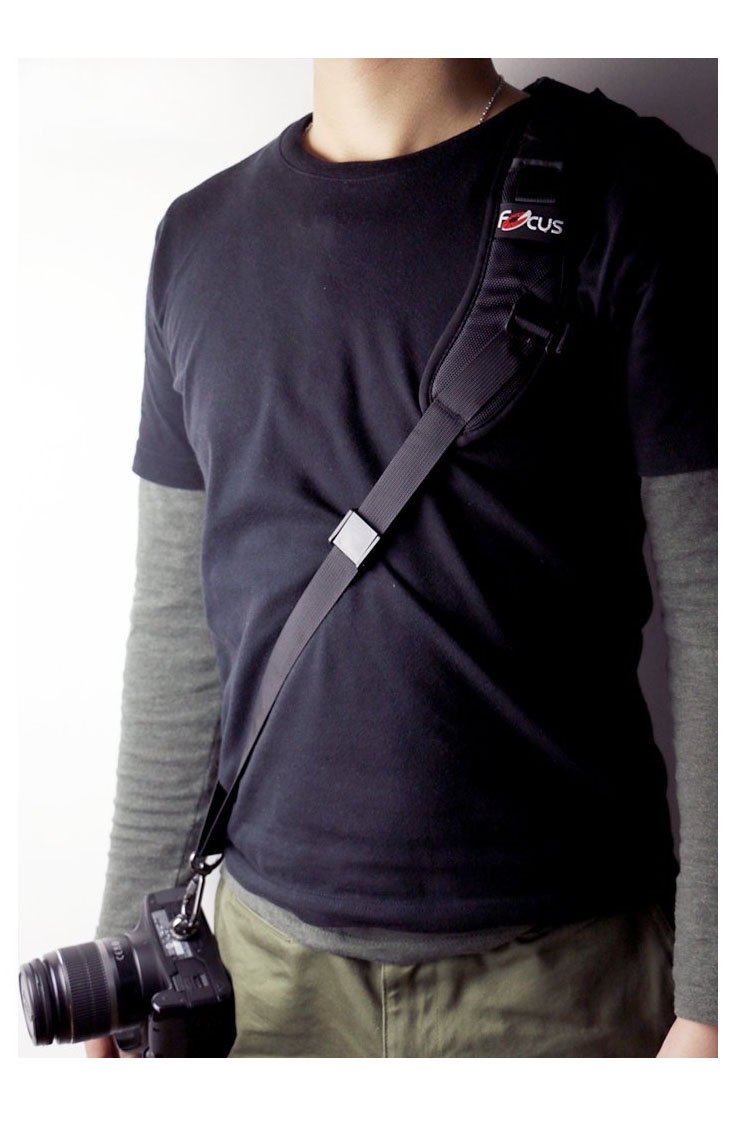 Shoulder Strap on Photographer