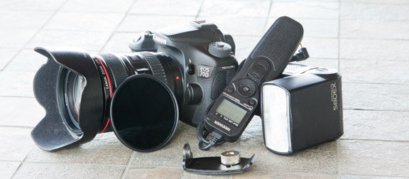 Collection of Canon EOS 70D Accessories