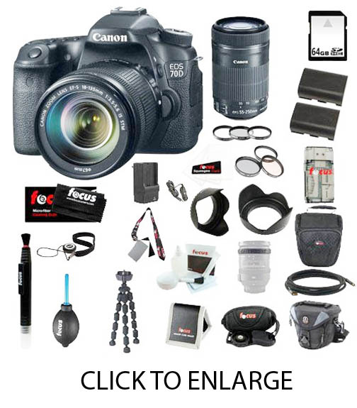 Complete 70D Camera Bundle