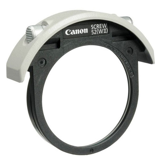 Drop-in 52 filter for Canon EF 400 lens