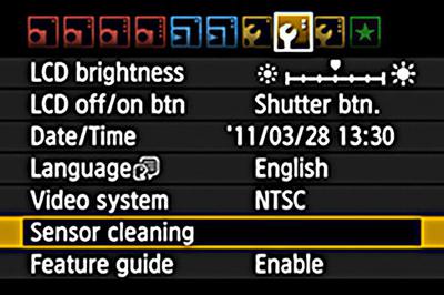 Canon T3i Sensor Cleaning 