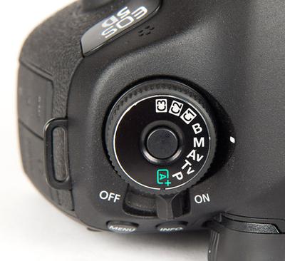 Canon 5D Mark ii Exposure Dial Close-up