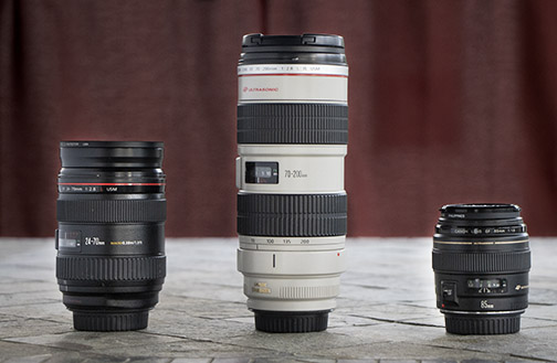 Bruce's fast Canon Lenses