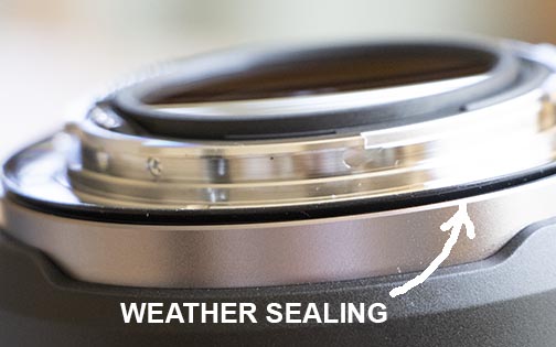 Canon RF 100mm macro lens weather sealing