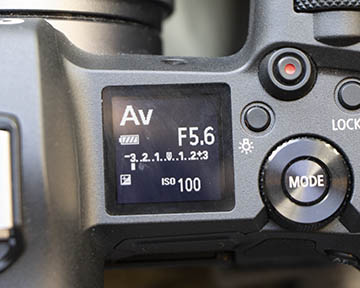 Aperture priority at f/5.6