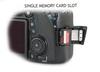 Canon 70D - Single Memory Card Slot