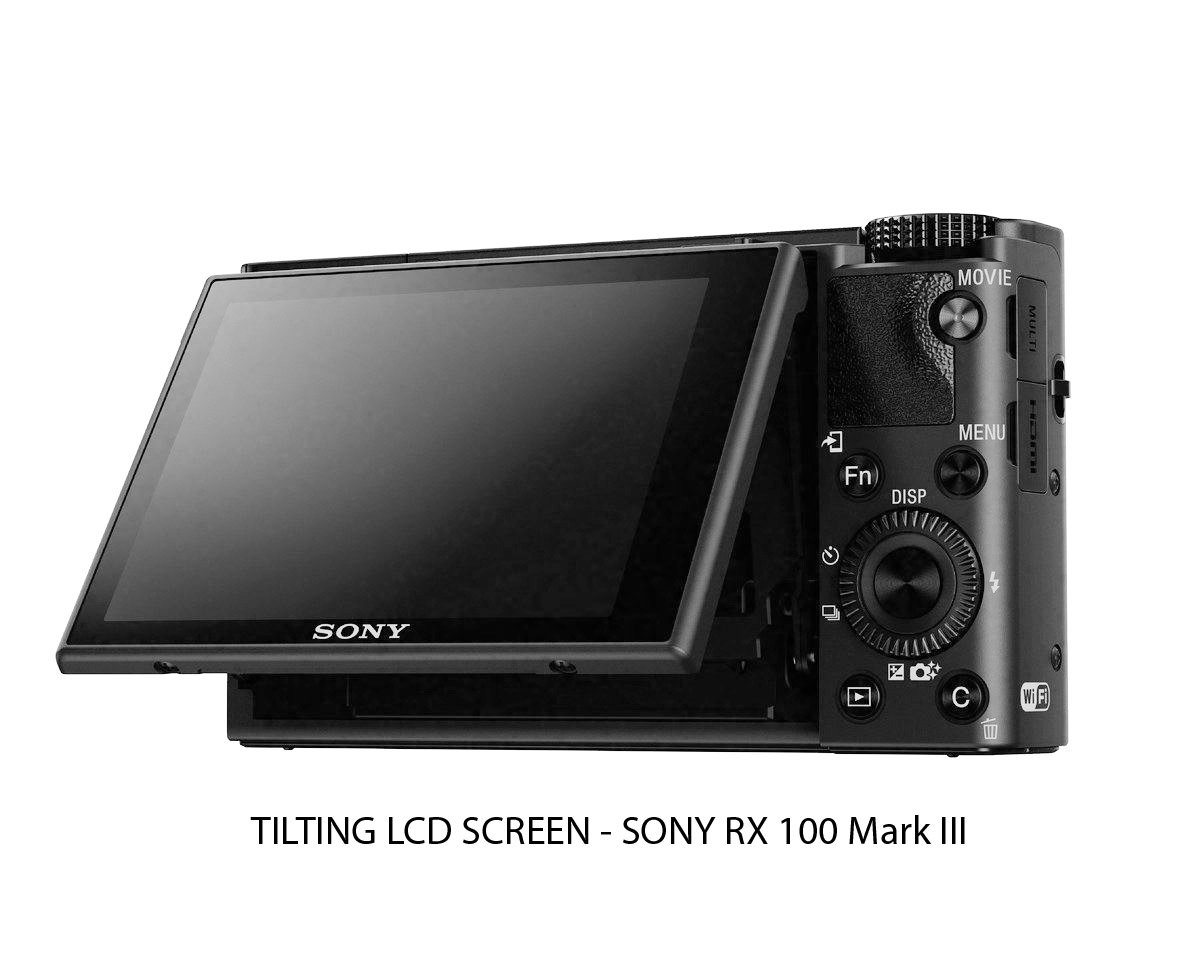 Tilting LCD Screen - Sony RX100 Mark III