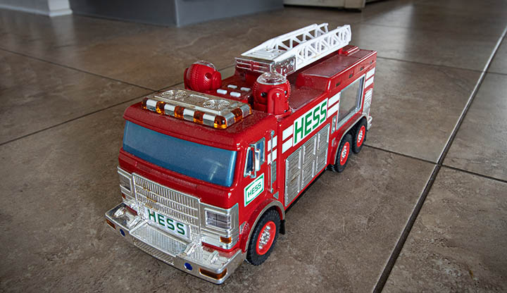 Toy fire truck